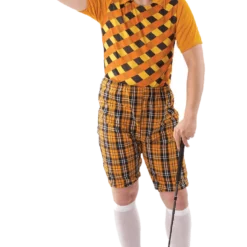 Orion Costumes Male Golfer Costume (Orange & Black) All Mens Costumes