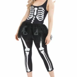 Orion Costumes All Womens Costumes Skeleton Jumpsuit (Black)