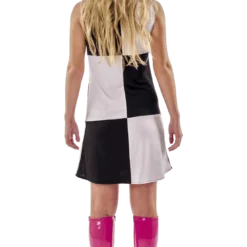 Orion Costumes All Womens Costumes 60s Black & White Chequered Dress