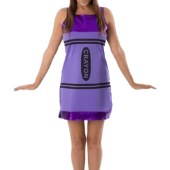 Orion Costumes All Womens Costumes Women's Purple Crayon Fancy Dress Costume