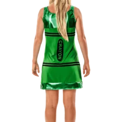 Orion Costumes All Womens Costumes Women's Green Crayon Fancy Dress Costume 5 Orion Costumes All Womens Costumes Women's Green Crayon Fancy Dress Costume