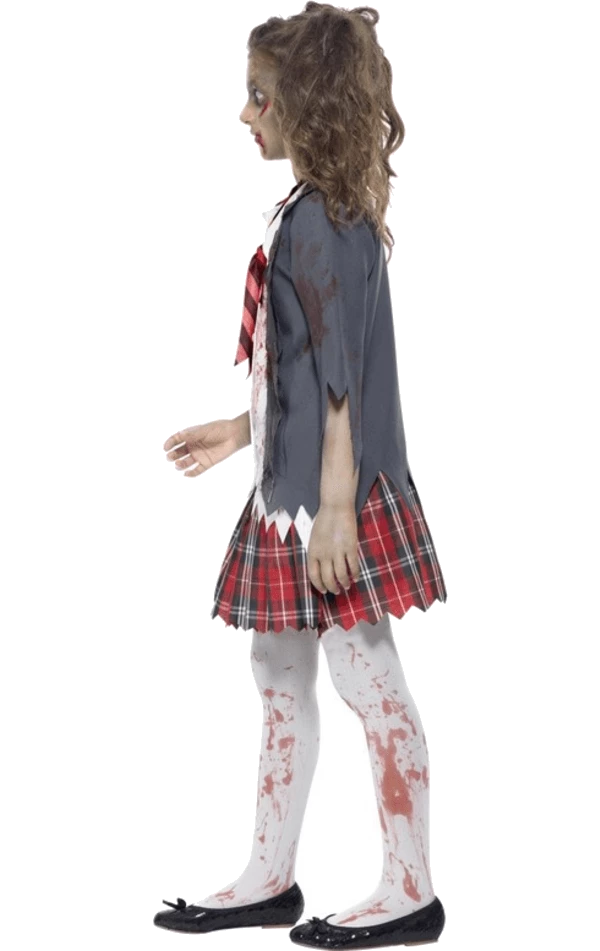 Smiffys Zombie School Girl Costume All Girls Costumes 2 Smiffys Zombie School Girl Costume All Girls Costumes