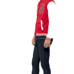 Smiffys All Mens Costumes Adult 50's College Jock Letterman Jacket