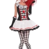 Amscan All Womens Costumes Teen Harlequin Jester Costume
