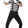 Smiffys Adults Adult Gentleman Mime Artist Costume