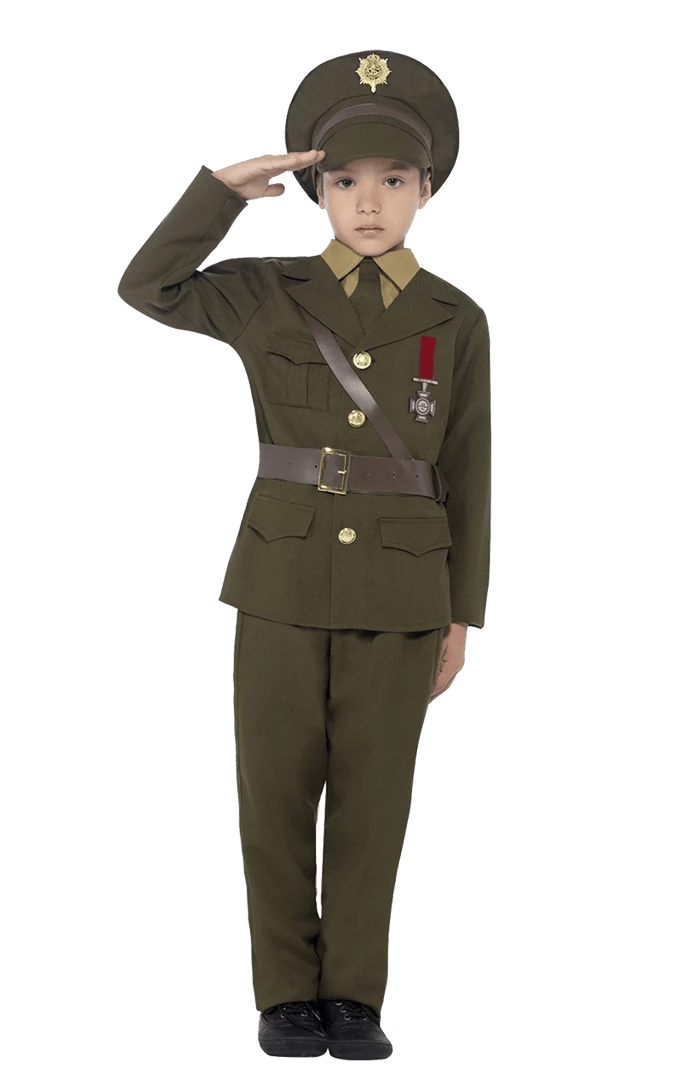 Smiffys Child Army Officer Costume 1 Smiffys Child Army Officer Costume