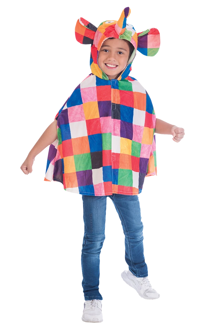 Amscan All Girls Costumes Kids Elmer The Elephant Cape Costume 1 Amscan All Girls Costumes Kids Elmer The Elephant Cape Costume