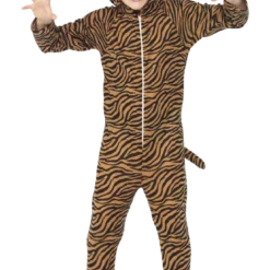Smiffys All Girls Costumes Kids Tiger Jumpsuit Costume