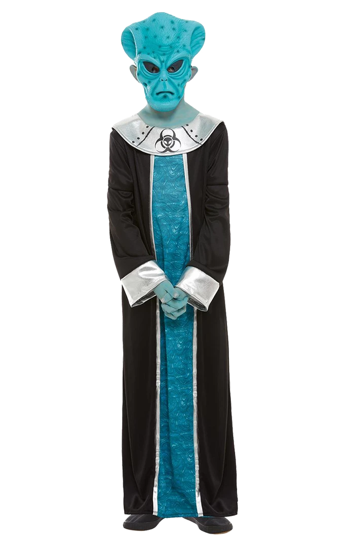 Smiffys Kids Alien Costume Halloween 1 Smiffys Kids Alien Costume Halloween