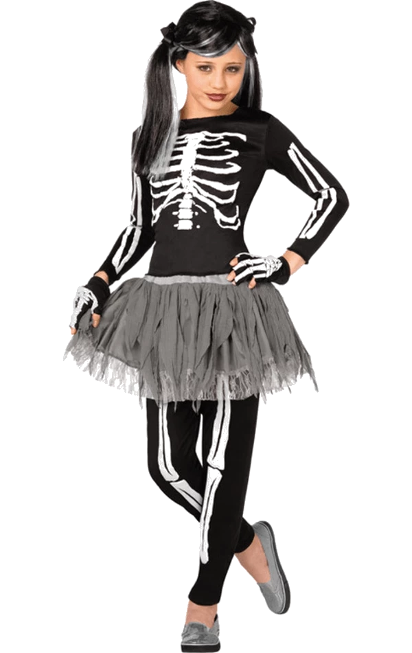Palmer Girls Skeleton Costume 1 Palmer Girls Skeleton Costume