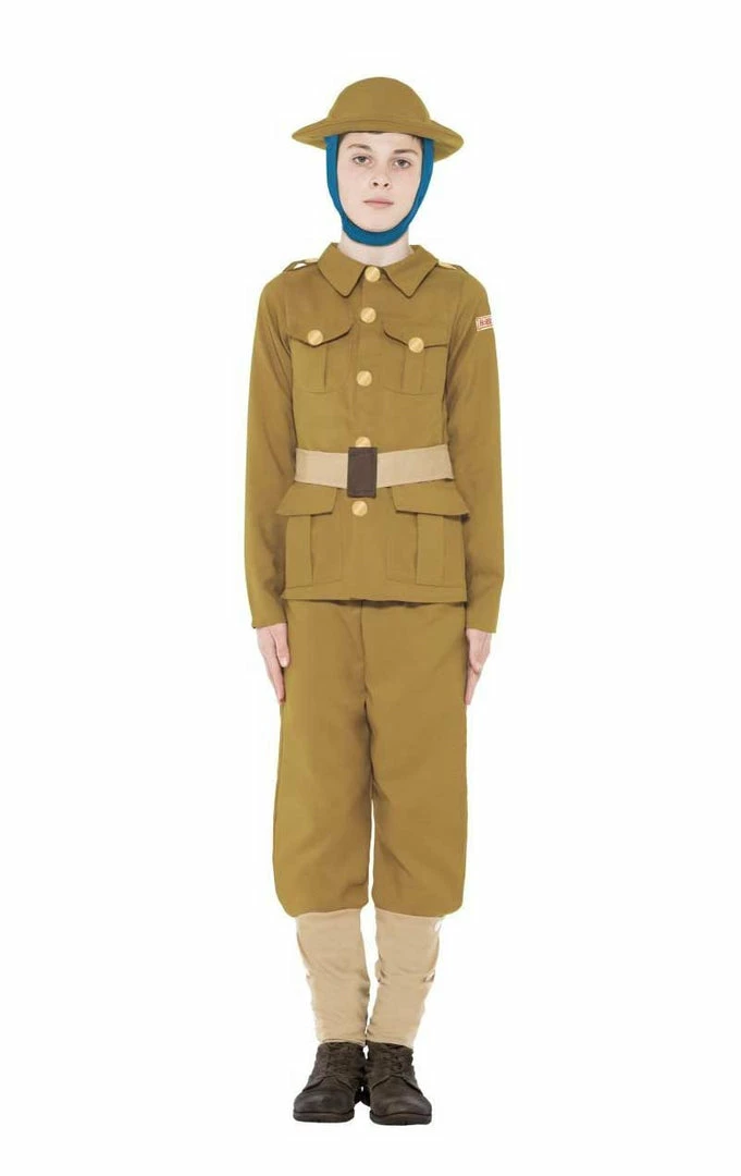 Smiffys Child Horrible Histories WW1 Boy Costume 1 Smiffys Child Horrible Histories WW1 Boy Costume