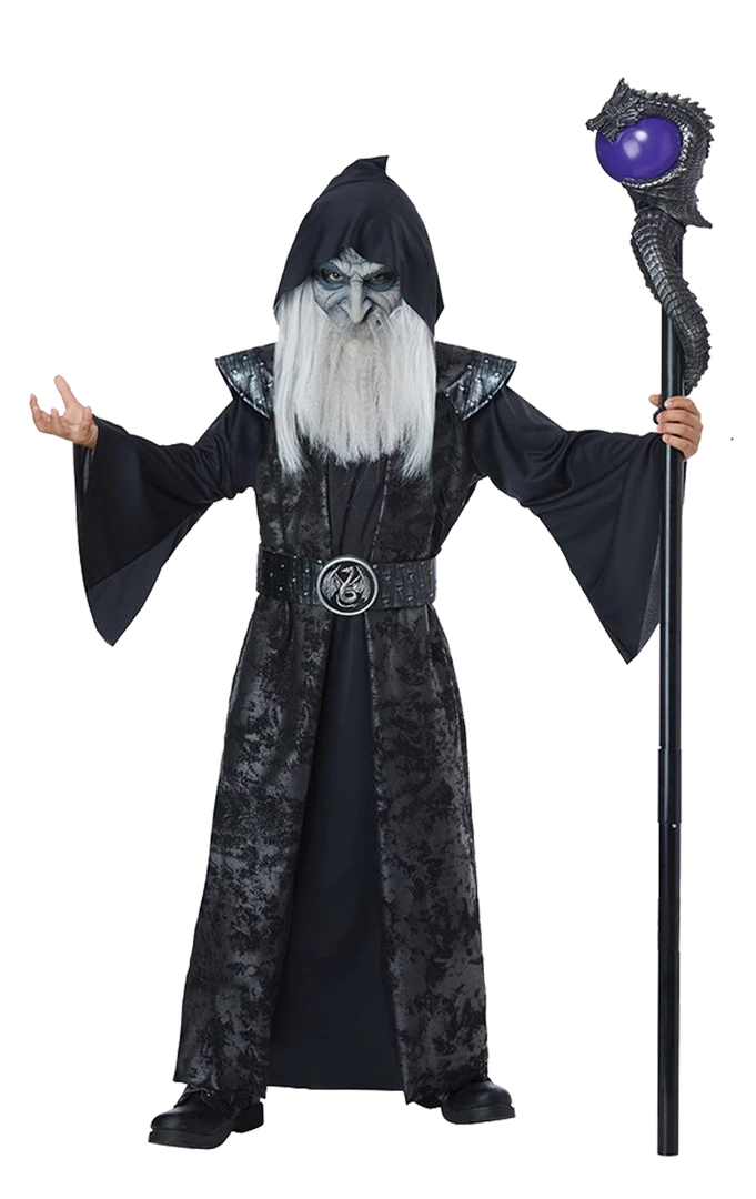California Costumes Kids Dark Wizard Costume 1 California Costumes Kids Dark Wizard Costume