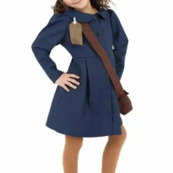 Smiffys Child World War II Evacuee Girl Costume All Girls Costumes