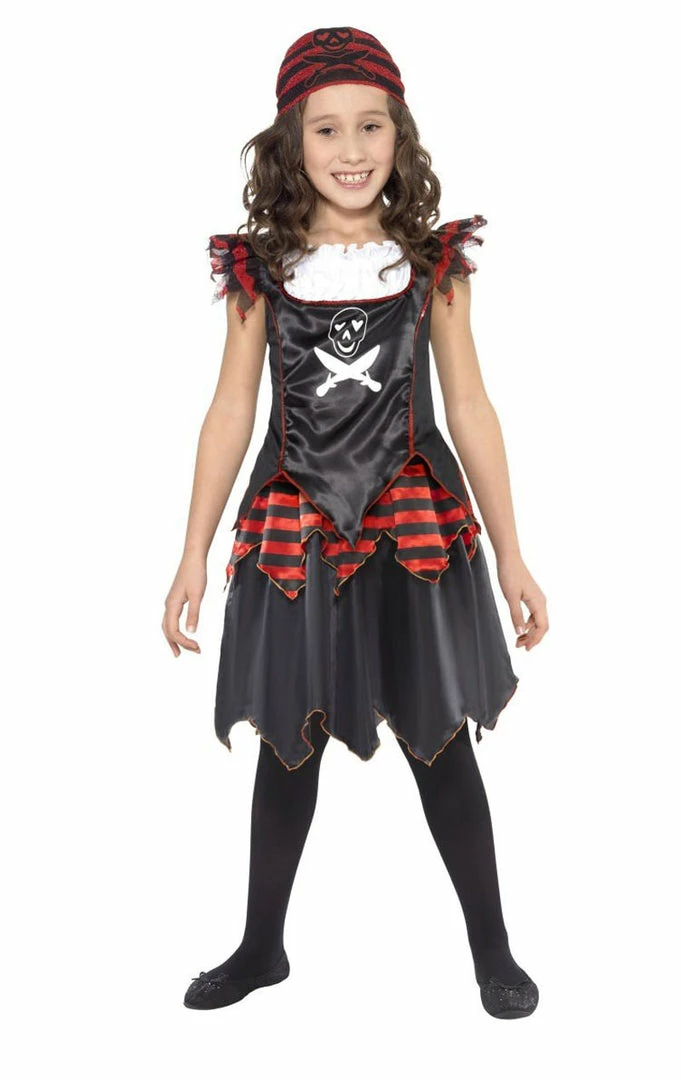 Smiffys Child Gothic Pirate Costume All Girls Costumes 2 Smiffys Child Gothic Pirate Costume All Girls Costumes
