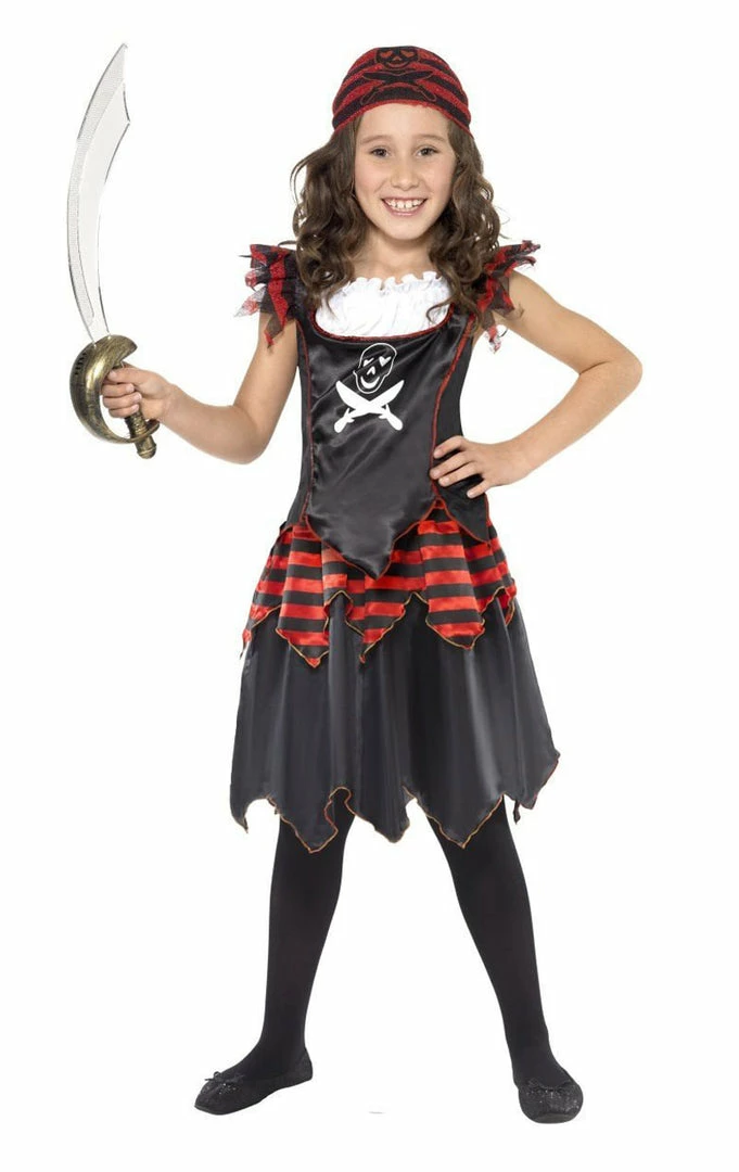 Smiffys Child Gothic Pirate Costume All Girls Costumes 1 Smiffys Child Gothic Pirate Costume All Girls Costumes