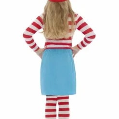 Smiffys All Girls Costumes Child Where's Wally Girl Costume