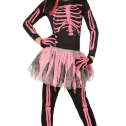 Palmer Childrens Pink Skeleton Costume All Girls Costumes