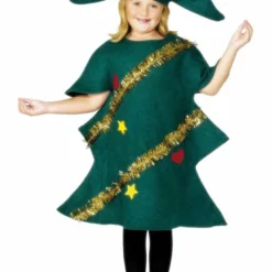 Smiffys All Girls Costumes Child Christmas Tree Costume