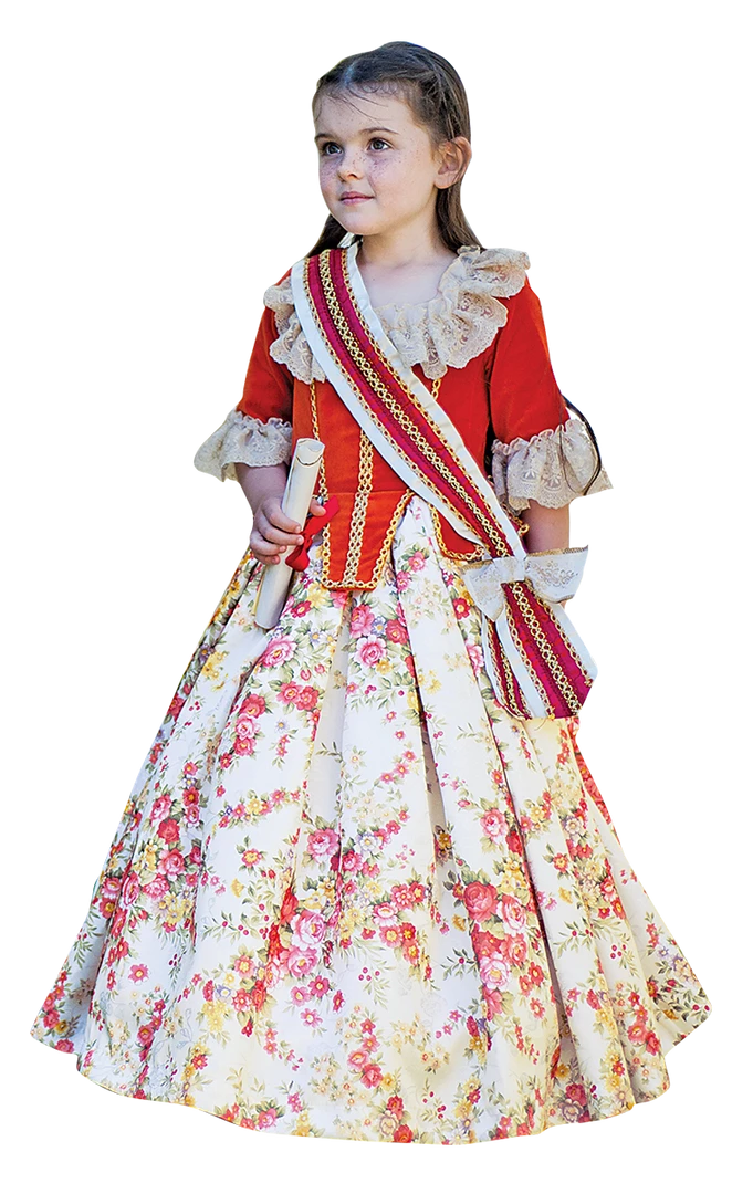 Amscan All Girls Costumes Floral Countess 1 Amscan All Girls Costumes Floral Countess