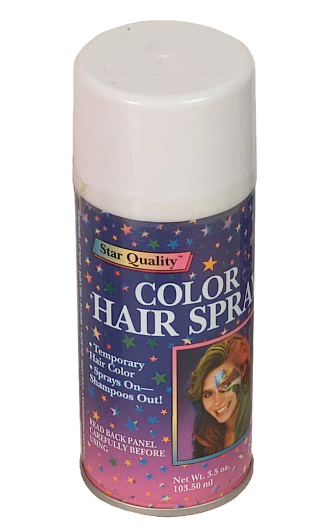 Rubies White Hair Spray 1 Rubies White Hair Spray