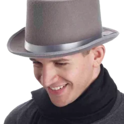 Forum Novelties All Mens Costumes Ghost Groom Grey Top Hat