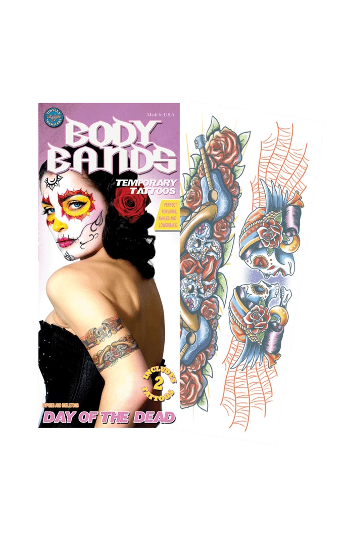 Tinsley Transfers Accessories Gypsy Skull Body Band Temp Tattoo 1 Tinsley Transfers Accessories Gypsy Skull Body Band Temp Tattoo