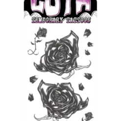 Tinsley Transfers All Womens Costumes Black Roses Goth Tattoo