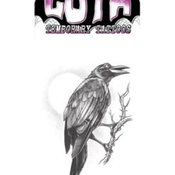 Tinsley Transfers The Raven Goth Tattoo