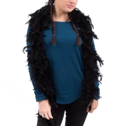 Bristol Novelty 1920s Black Feather Boa