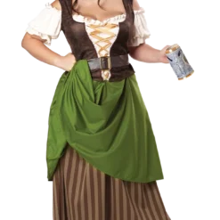 California Costumes All Womens Costumes Adult Tavern Maiden Costume (Plus Size)