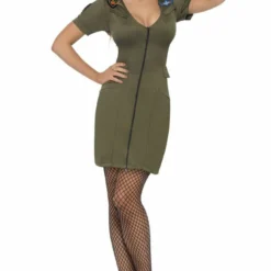 Smiffys Womens Top Gun Costume