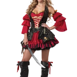 California Costumes Spanish Lass Pirate Costume
