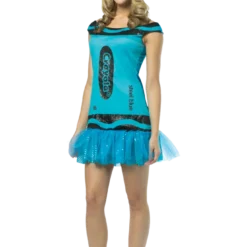 Rasta Imposta Crayola Steel Blue Glitter All Womens Costumes
