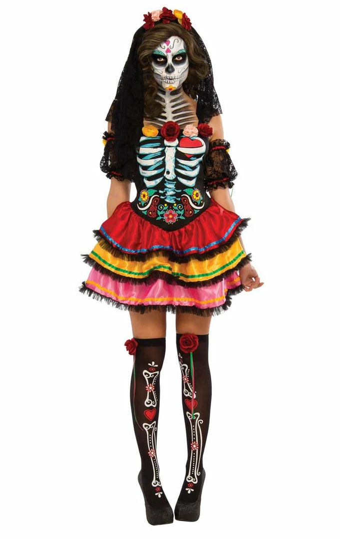 Rubies All Womens Costumes Adult Day Of The Dead Senorita Costume 1 Rubies All Womens Costumes Adult Day Of The Dead Senorita Costume