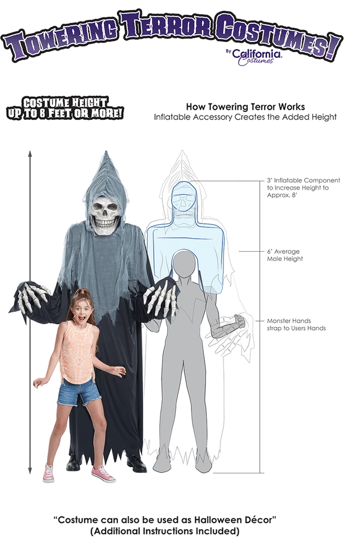 California Costumes All Mens Costumes Towering Reaper Costume 3 California Costumes All Mens Costumes Towering Reaper Costume
