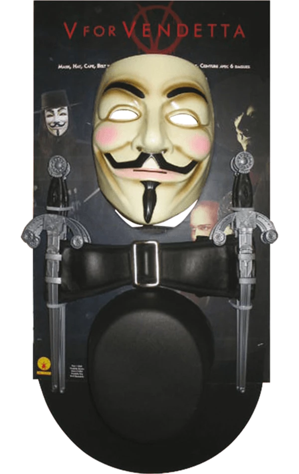Rubies All Mens Costumes V For Vendetta Costume Kit 1 Rubies All Mens Costumes V For Vendetta Costume Kit