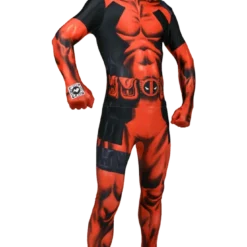 Body Republic All Mens Costumes Deadpool Zappar Morphsuit Costume