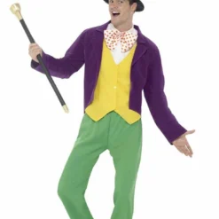 Smiffys Adult Roald Dahl Willy Wonka Costume All Mens Costumes