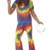 Smiffys 60s Tie Dye Hippie Costume