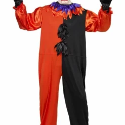 Smiffys All Mens Costumes Adult Sinister Bo Bo The Clown Costume