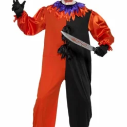 Smiffys All Mens Costumes Adult Sinister Bo Bo The Clown Costume