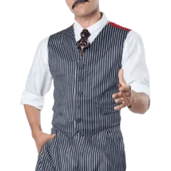 California Costumes Mens 1920s Pinstripe Mobster Costume All Mens Costumes
