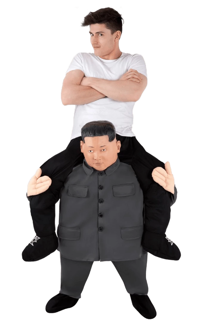 Body Republic All Mens Costumes Kim Jong-un Piggyback Costume 1 Body Republic All Mens Costumes Kim Jong-un Piggyback Costume