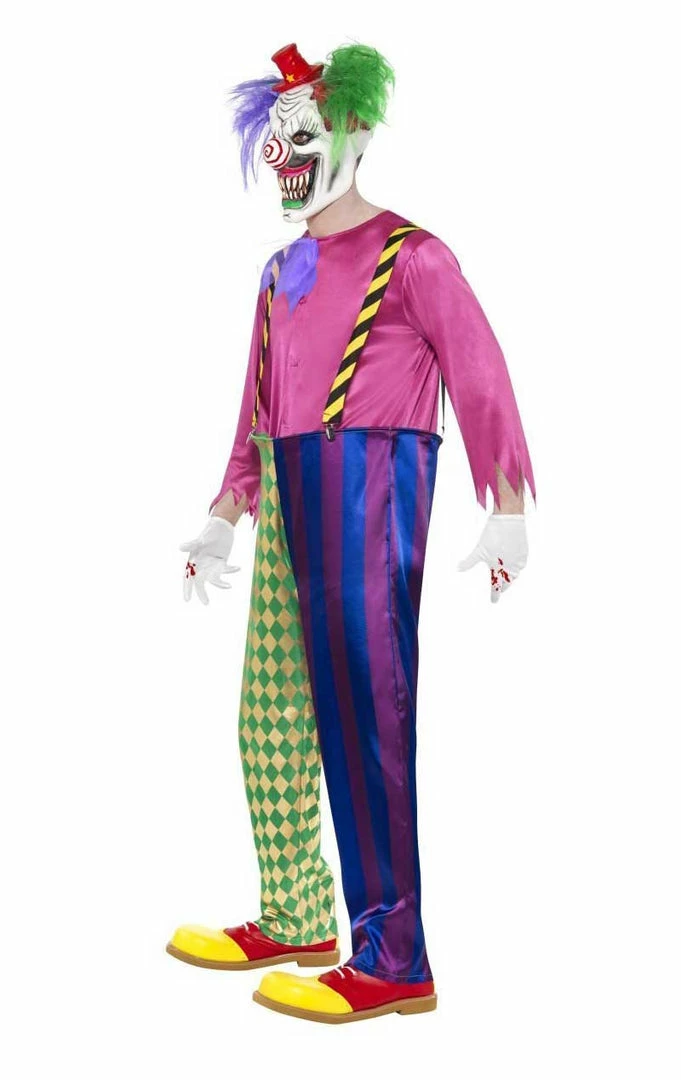 Smiffys All Mens Costumes Adult Kolorful Killer Klown Costume 2 Smiffys All Mens Costumes Adult Kolorful Killer Klown Costume