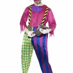 Smiffys All Mens Costumes Adult Kolorful Killer Klown Costume