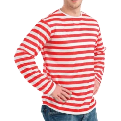 Generic Red And White Striped Jumper