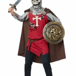 California Costumes All Mens Costumes Adult Skull Knight Halloween Fancy Dress Costume