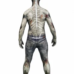 Body Republic Screaming Zombie Morphsuit All Mens Costumes