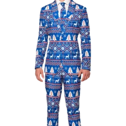 OppoSuits All Mens Costumes Christmas Blue Nordic Suitmeister