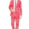 OppoSuits All Mens Costumes Christmas Red Nordic Suitmeister
